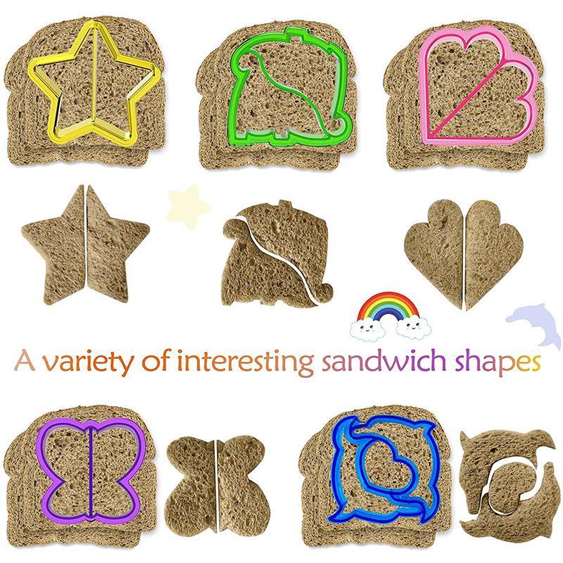 Vogue тиснение резаки многофункциональный дом гостиная кухня инструмент для выпечки сэндвич форма дети дети DIY печенье дети завтрак бенто форма полезная