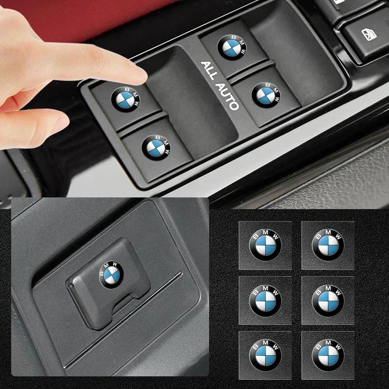10pcs Car Interior Steering Wheel Dashboard Central Stickers Badge for Bmw Performance E46 E90 E60 F10 F30 E39 E36 E87 G30 E92 M