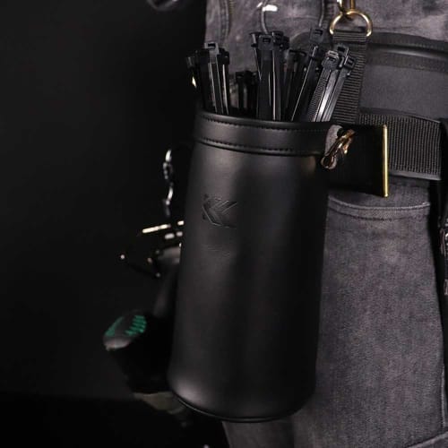 Fujiya Biscup Small Black and Gold LIGHT PU LEATHER SERIES AB-50BG