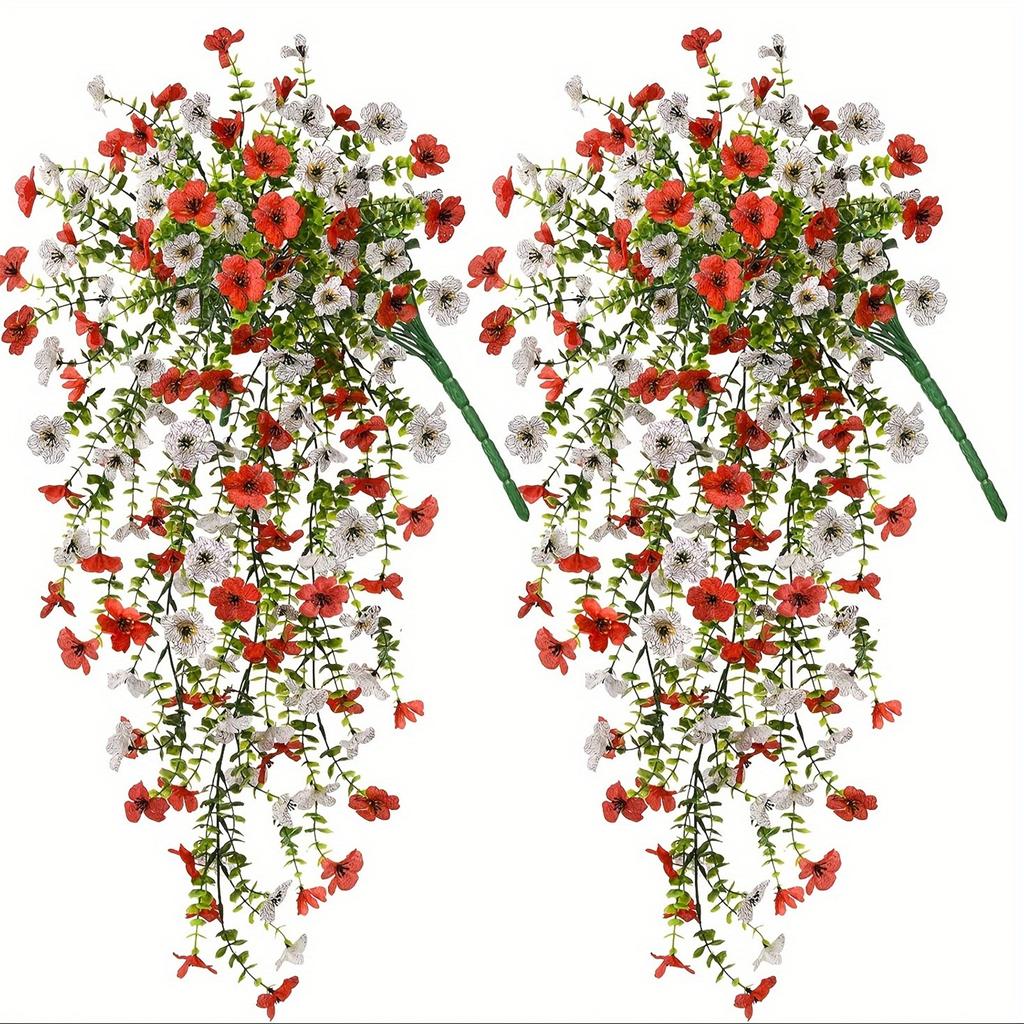 1 шт/2 шт изысканные реалистичные шелковые ромашки подвесные цветы для улицы искусственные растения цветок орхидеи