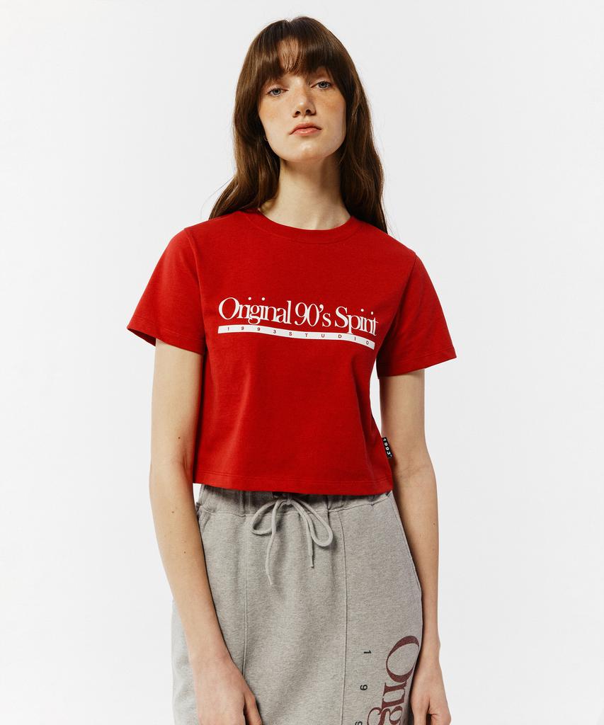 1993STUDIO Original 90S Regular T-Shirt_Red