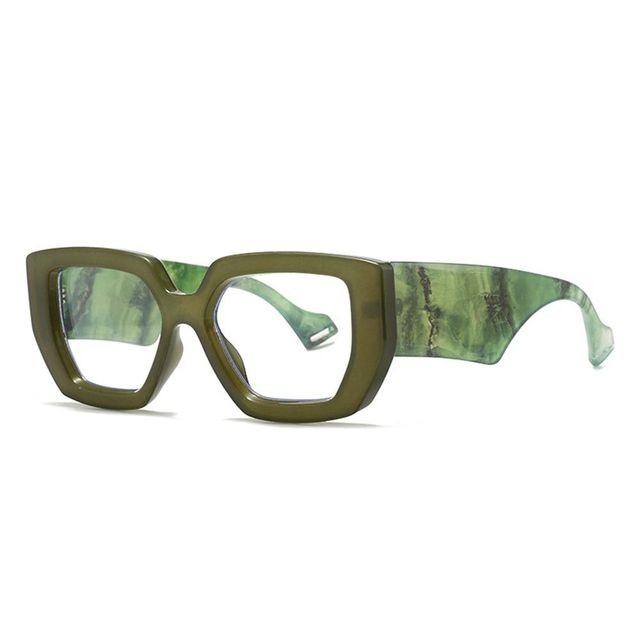 Anti -Blue Light Glasses Women Men Oversized Optical Frame Eye Protection Ultra Light Eyeglasses Office Computer Goggles