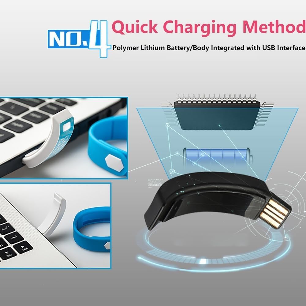 Бесшумные часы-будильник с таймером, носимый вибрирующий браслет-будильник, трекер активности с вибрацией, перезаряжаемый напоминатель о приеме лекарств, не мешающий партнеру