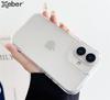 Противоударный прозрачный чехол для iPhone 14 15 16 13 12 11 Pro Max, силиконовый чехол для iPhone 15 14 Plus, прозрачная защитная черная крышка