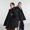 Новый пуховик MLB FW23 средней длины унисекс черный 3ADJEC736-50BKS