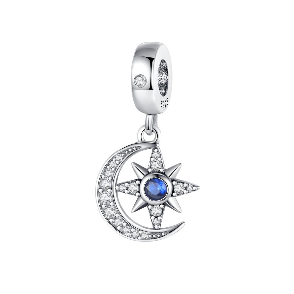 Новые мультяшные шармы серии «Космос и океан», подходят для оригинального браслета, бусины-шармы, ожерелье, женские медные украшения