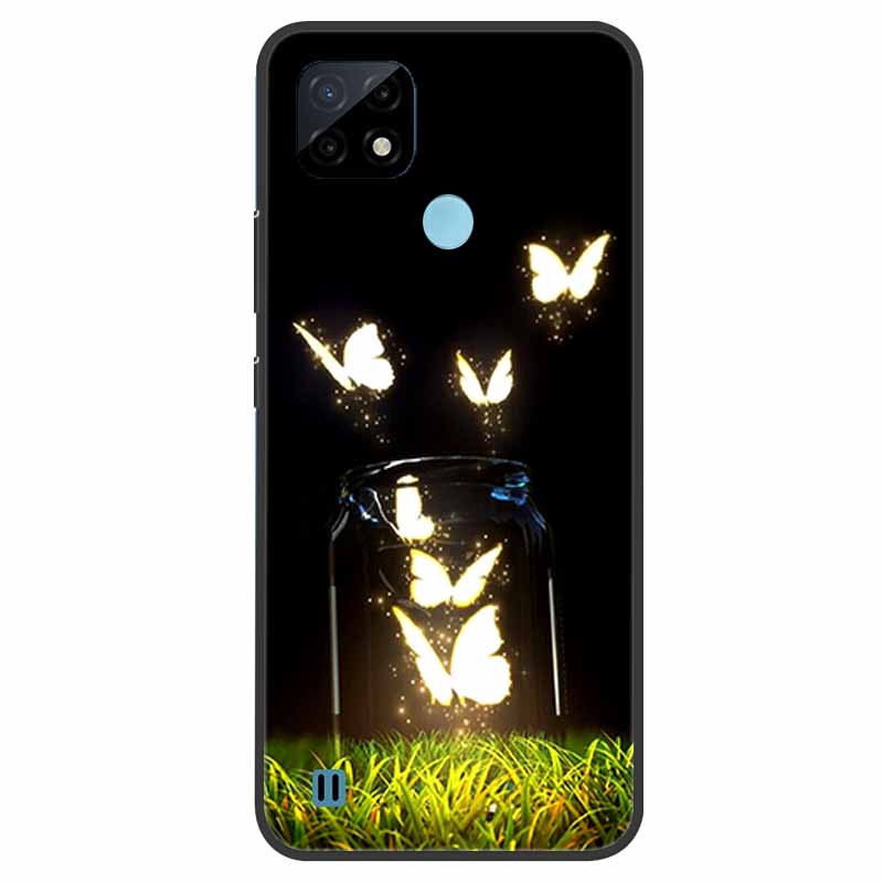 Для Realme C21 чехол противоударный мягкий силиконовый чехол из ТПУ для Realme C31 C21Y C25S C25 чехлы для телефонов Realme C21 C31 милый мультфильм