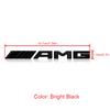 3D ABS AMG Logo Badge Sticker Rear Trunk Emblem Decal High-Quality Car Exterior Styling Accessories