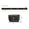 Saint Laurent Ysl Nolita Gold Logo Quilted Chain Leather Crossbody Bag Mini Women bags Black 672738-1EL07-1000