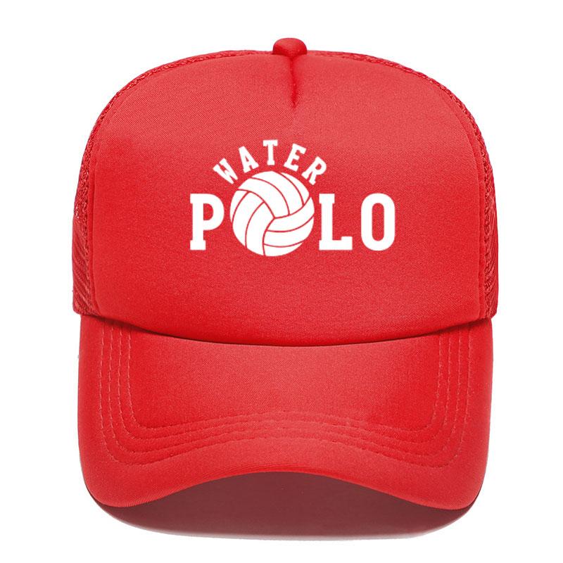 New Waterpolo Player Print Casual Women Unisex Unisex Summer Parentchild Hats Mesh Visor Outdoor Sun Hat