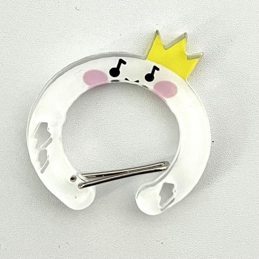 Acrylic Buckle Keychain Cat Shape Card Holder Keychain New Backpack Pendant