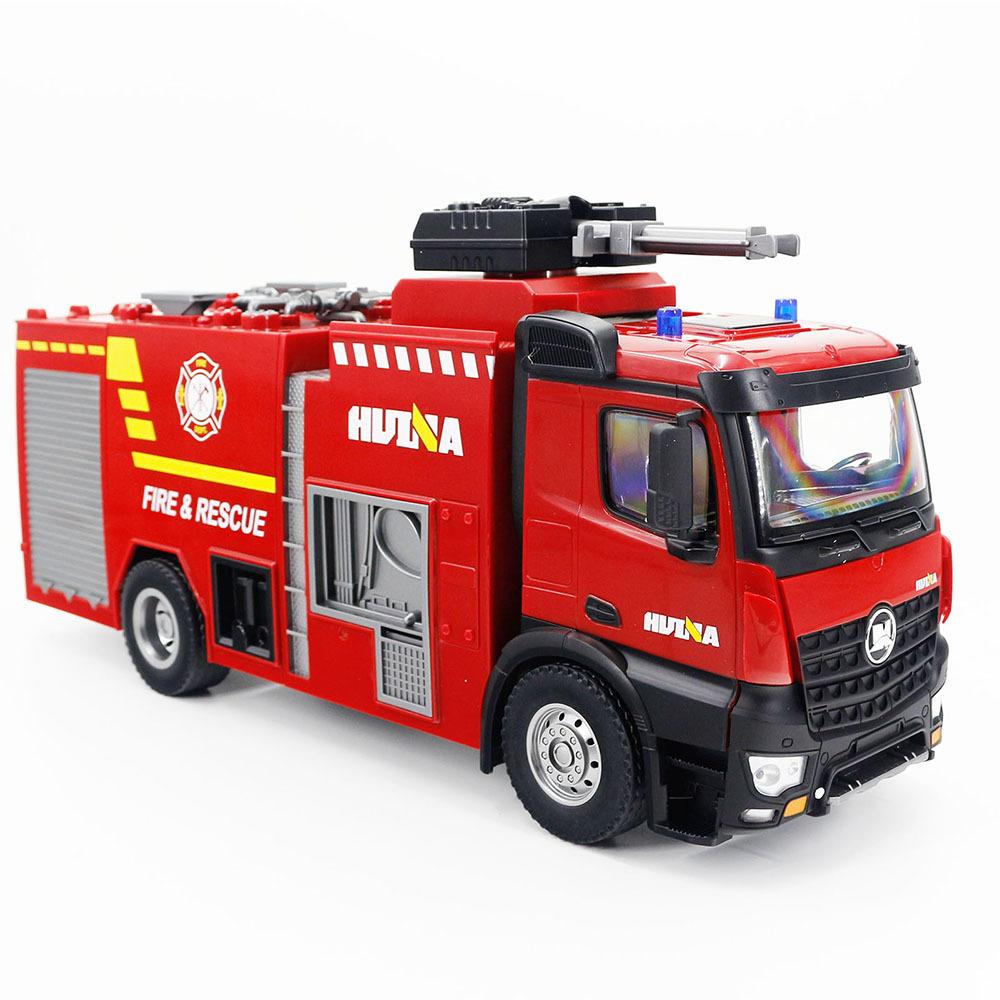 Huina 1562 1/14 RC Box Водораспыляемая пожарная машина с дистанционным управлением Модель автомобиля с 22 каналами дистанционного управления Инженерная машина Детские игрушки