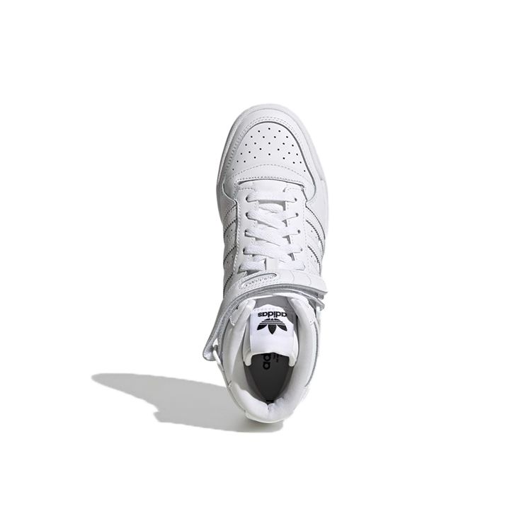Adidas Forum Mid White Black Женские кроссовки Cloud-White Core-Black GY0819