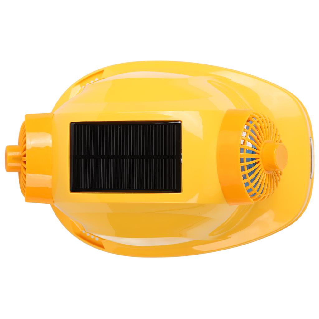 Солнечная каска, 5 передач, двойной вентилятор охлаждения, мощный яркий свет, строительная защитная каска