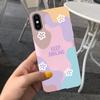 For Apple iPhone X XR XS Max Case Stylish Art Painted Cover Soft TPU Fundas Phone Case For iPhone XR iPhoneX XS Max Cover Bumper