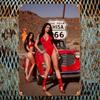 Металлическая табличка Pin-Up Girl 18+, Винтажное настенное искусство 20x30 см