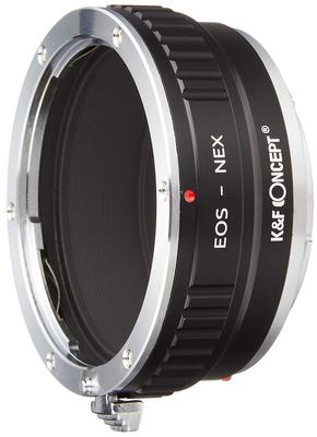 Адаптер для крепления объектива Concept EF для объектива Sony E mount K&F KF-EFE2 (Конверсия Canon)
