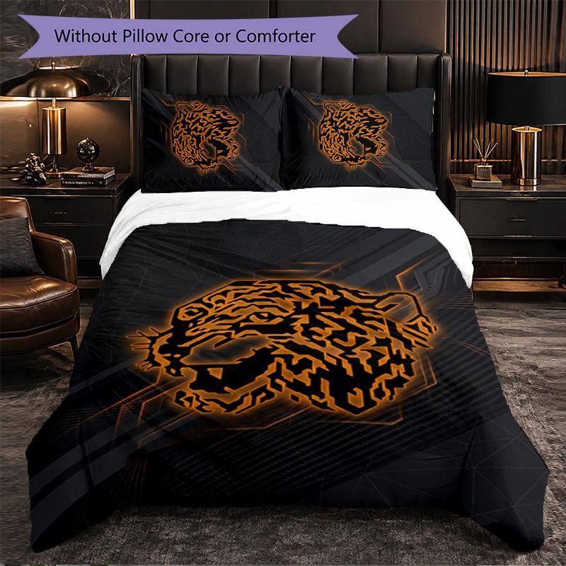 Hull FC Pattern Microfiber 3Pcs Bedding Set Decor Duvet Cover Set For Bedroom Home Use