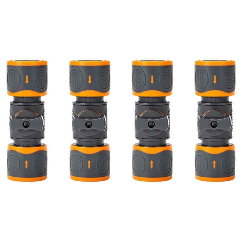 Heavy Type ABS Plastic Double Quickly Release Hose Connectors Leakproof For Outdoor Indoor Use