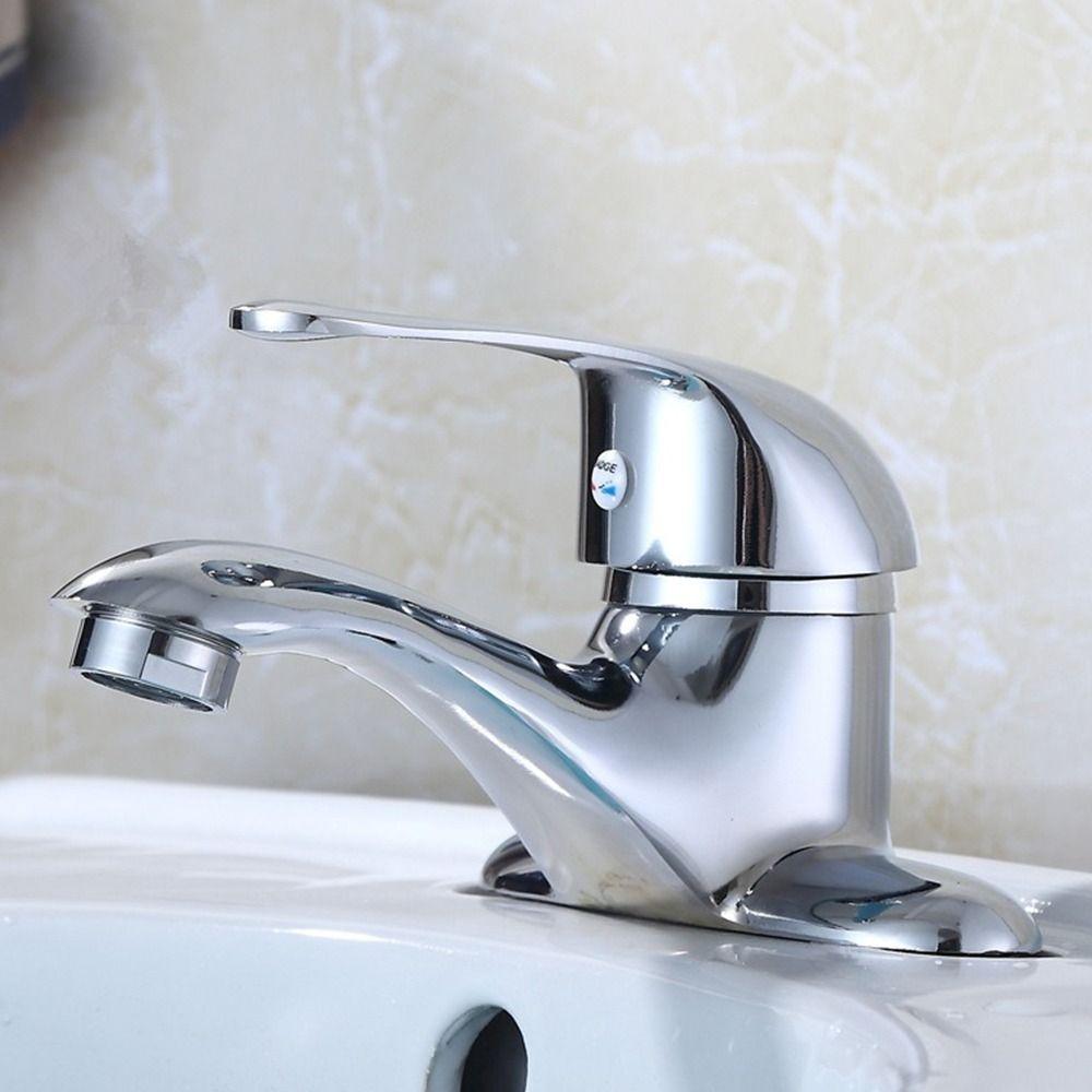 Quick Open Bathroom Taps Hot and Cold Wash Sink Tap Modern Basin Faucet