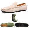 Замшевая мужская обувь, повседневные роскошные брендовые мужские лоферы, дышащая обувь для вождения, мужские мокасины