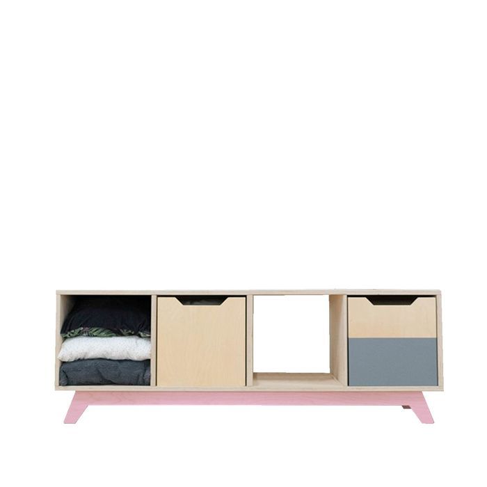 NABOSKY Pink Storage Unit 1x4