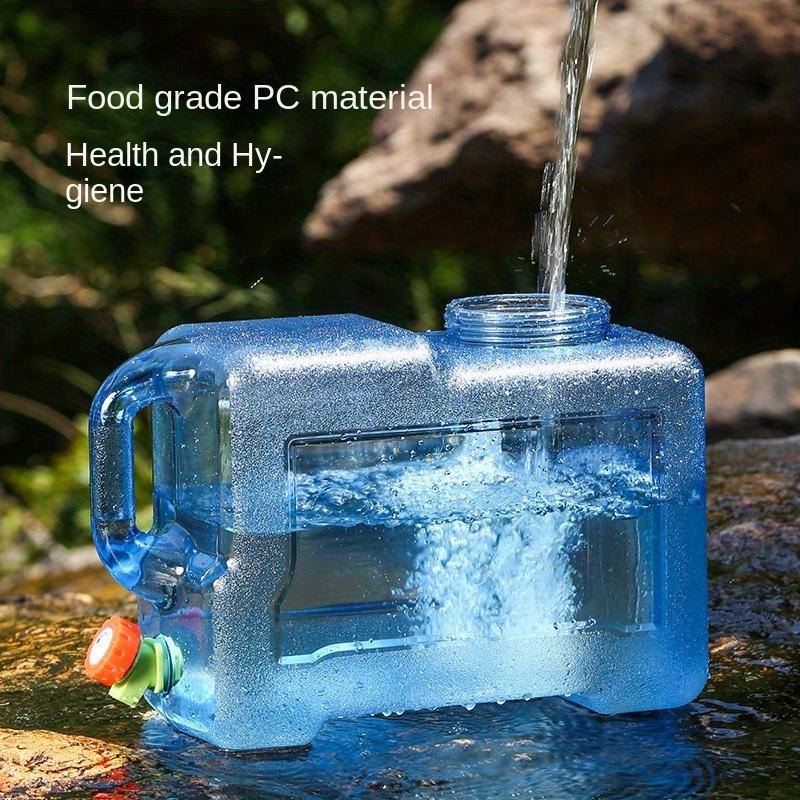 1 шт., 12 л квадратное ведро для воды на открытом воздухе, бытовое ведро для питьевой воды с краном, для самостоятельного вождения автомобиля, ведро для хранения воды в кемпинге