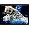 5D Алмазная картина животное Тигр наклейка Алмазная вышивка Мозаика Белый тигр вышивка крестом