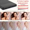 XIOHONG Rechargeable Clip Fill Video Conference Light Selfie Light for Phone Android Camera iPad Laptop LED Phone for Makeup Ti