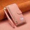 Wallet Flip Case for Motorola Moto G06 Power G04 G24 G04S G35 G55 G84 5G PU Leather with Zipper, Card Slots, Hand Strap