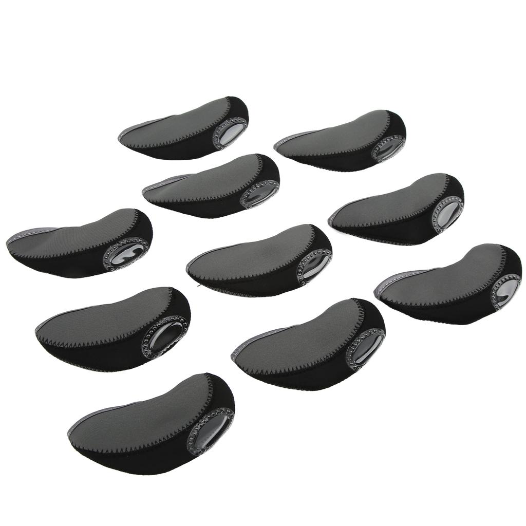 Набор из 10 шт. Чехлы для голов железных клюшек Набор Чехол для головы гольф-железной клюшки Защитный чехол для головы гольф-клюшки