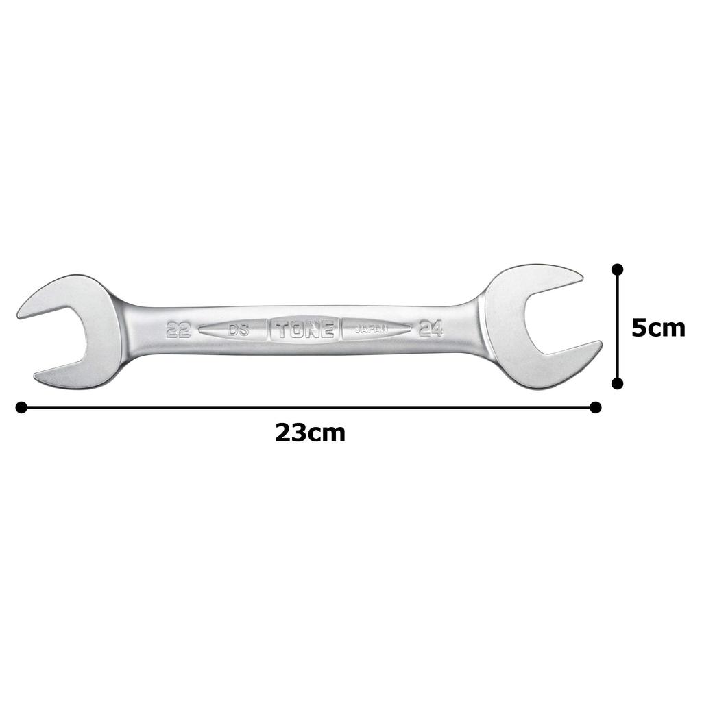 Гаечный ключ TONE Ширина под ключ 22 x 24 мм DS-2224