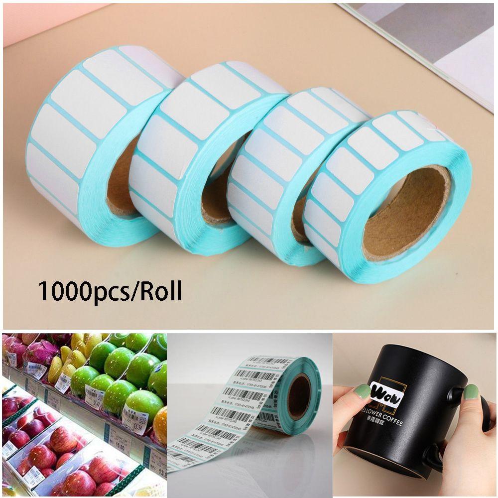 Hot Sale Print Supplies Blank Tag Adhesive Paper Waterproof Thermal Sticker Package Label