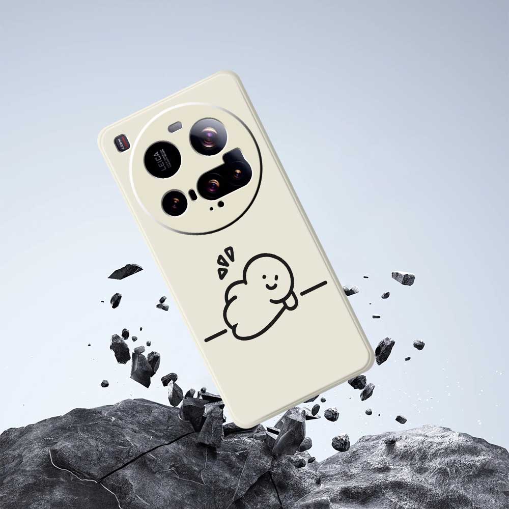 For Xiaomi 15 Ultra Case Stick Figure Pattern Printing Straight Edge TPU Phone Back Cover