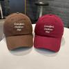 Fashion Hat Korean version of young men and women street versatile letter soft top baseball cap spring and summer outdoor travel shade cap men