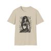 Unisex Softstyle Graffiti Mermaid T-Shirt – Goth Sea Siren, Bold Street Art