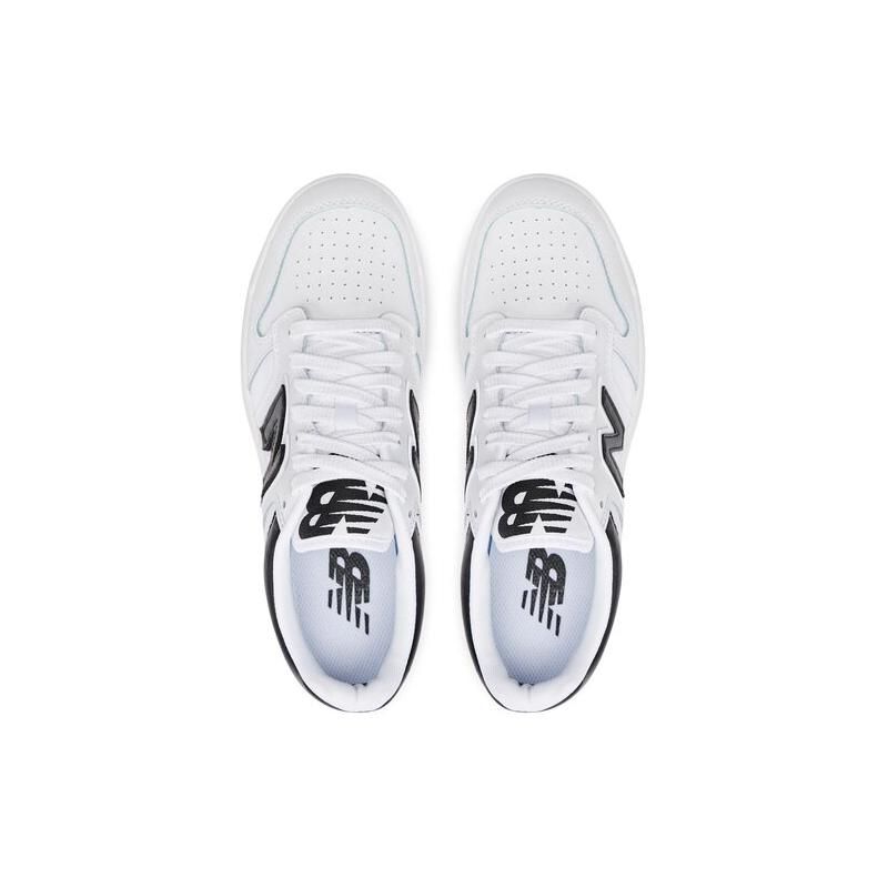 New Balance 480 Белые Черные Мужские Кроссовки BB480LBK