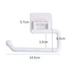Plastic Tissue Holder Hanging Toilet Roll Paper Holder Towel Rack Cabinet Door Hook Holder Kitchen Organizer