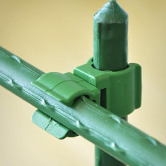 10Pcs Plastic Plant Fastener 360 Degree Swivel Universal Well Fixed Rust Resistant Gardening Clip for Garden