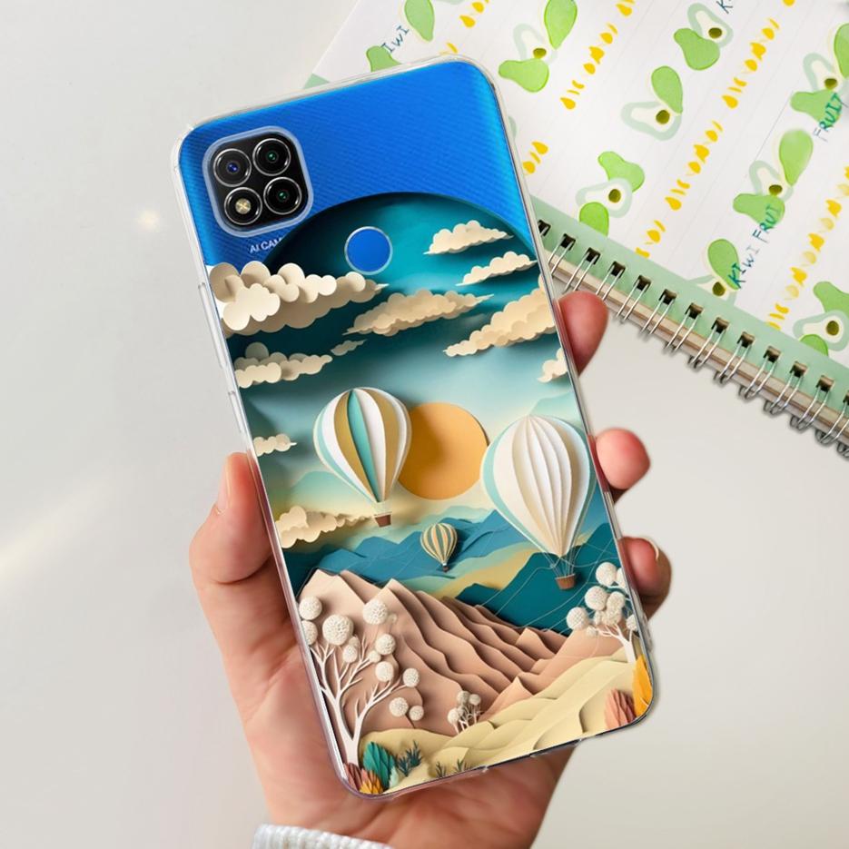 Чехол для Xiaomi Redmi 9C Милый Чехол с Рисунком Панды Астронавта Мягкий Силиконовый Чехол для Телефона Для Xiaomi Redmi 9C NFC Redmi9C Fundas Capa