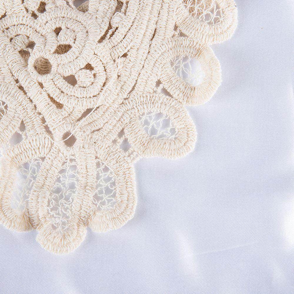 Handmade Hollow Knitting False Collar Lace Vest Skirt Decorative Shawl