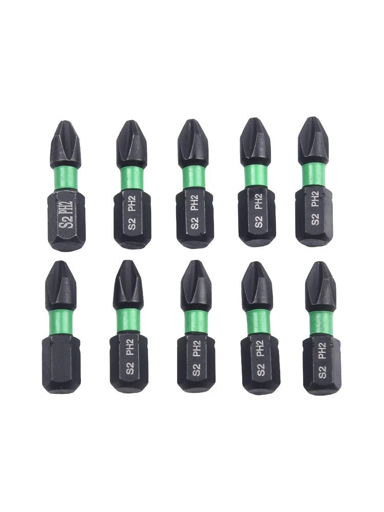 10pcs Hand Drill Tool Magnetic Screwdriver Bit Hand Drill