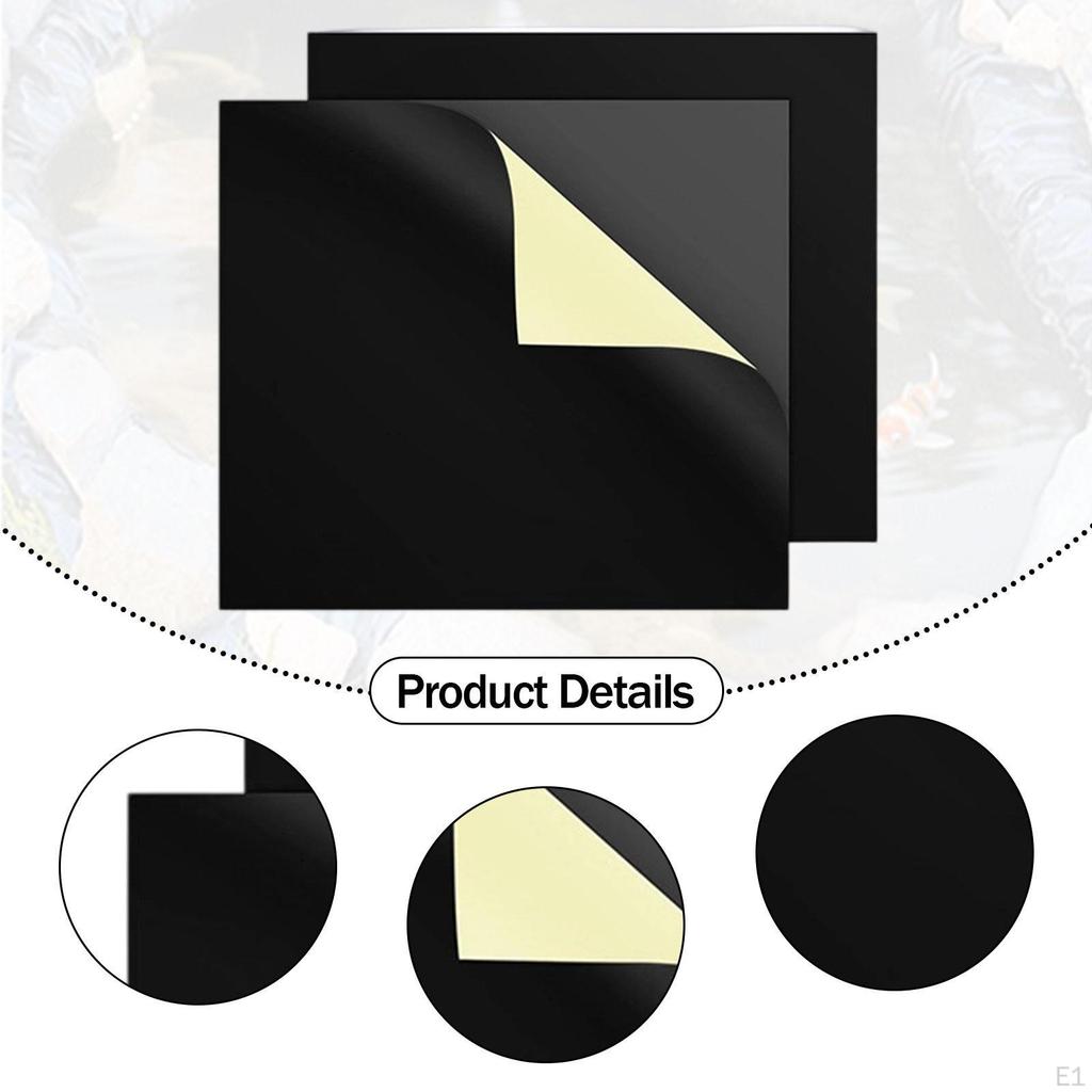 Заплатки для ремонта прудовой пленки, 8 дюймов x 8 дюймов, легкие, прочные, липкие, водонепроницаемые ленты для швов