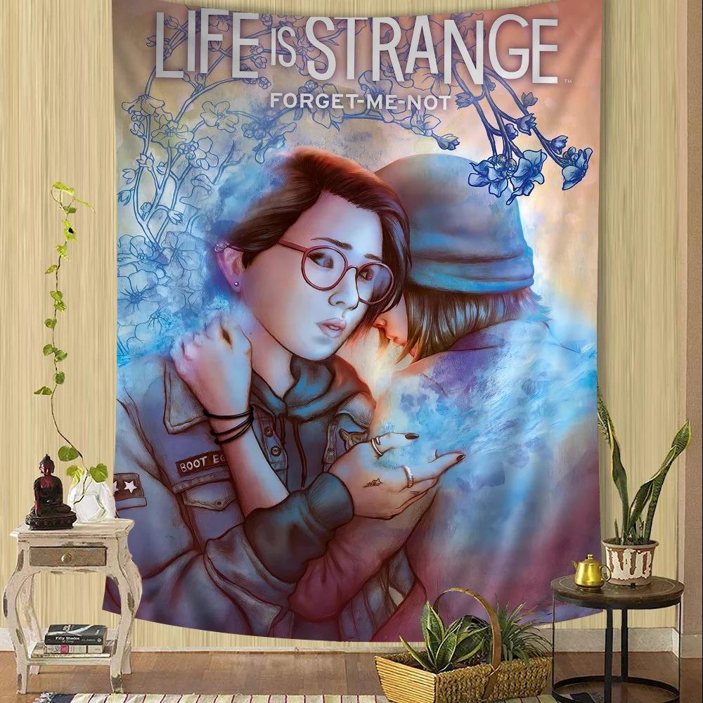 Life Is Strange Напечатанный Гобелен Настенный Повес Карта Таро Хиппи Настенная Юбка Общежитие Домашний Декор