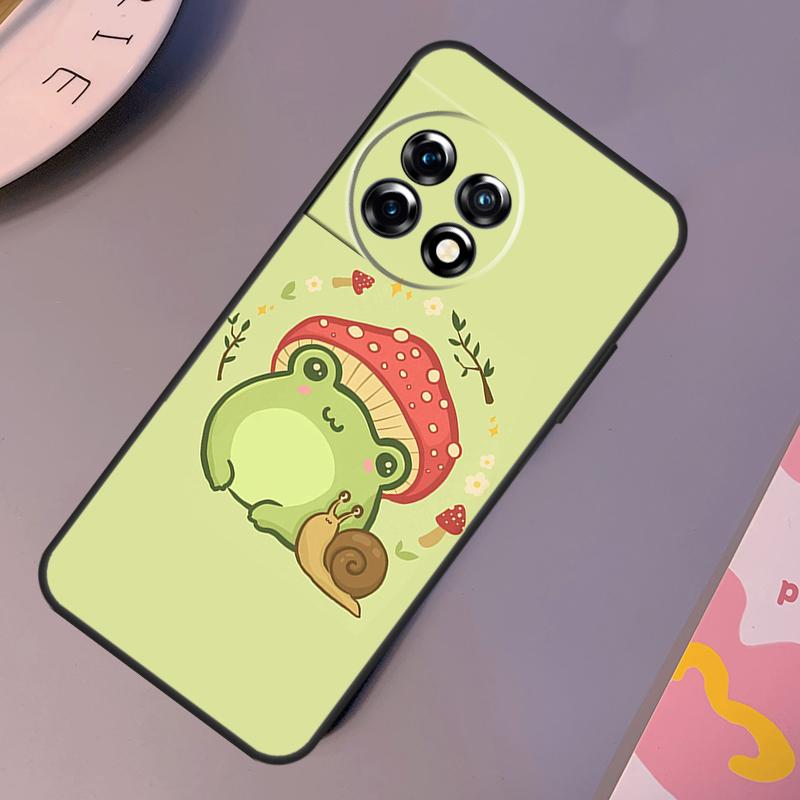 Коттеджкор Лягушка Грибы Эстетика Чехол Для OnePlus Nord 3 2T N10 N20 CE 2 Lite OnePlus 9 10 Pro 9RT 10R 10T 12R 11 12 Чехол