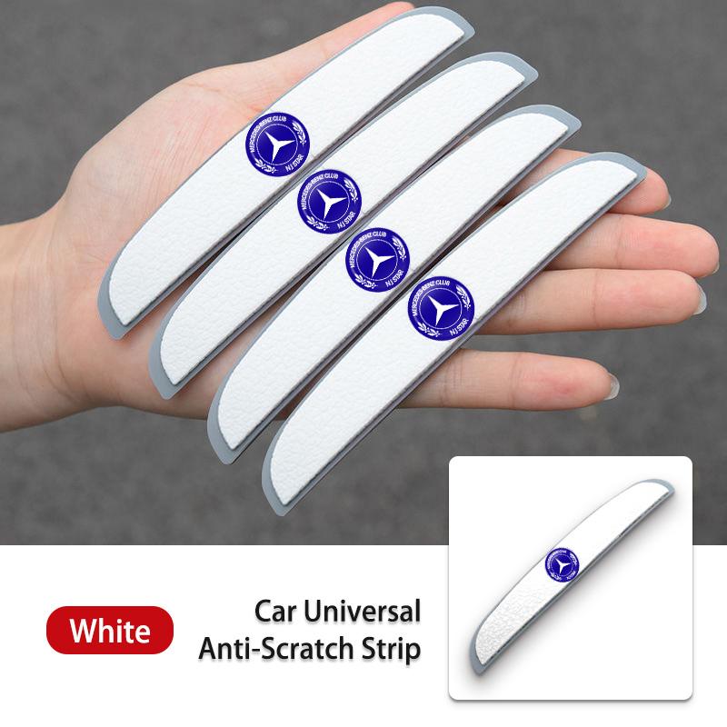 4pcsCar Door Protector Guard Strip Scratch Protection Stickers For Mercedes Benz AMG A C E S G Class W201 W210 W108 W204 W205 ZACDE1