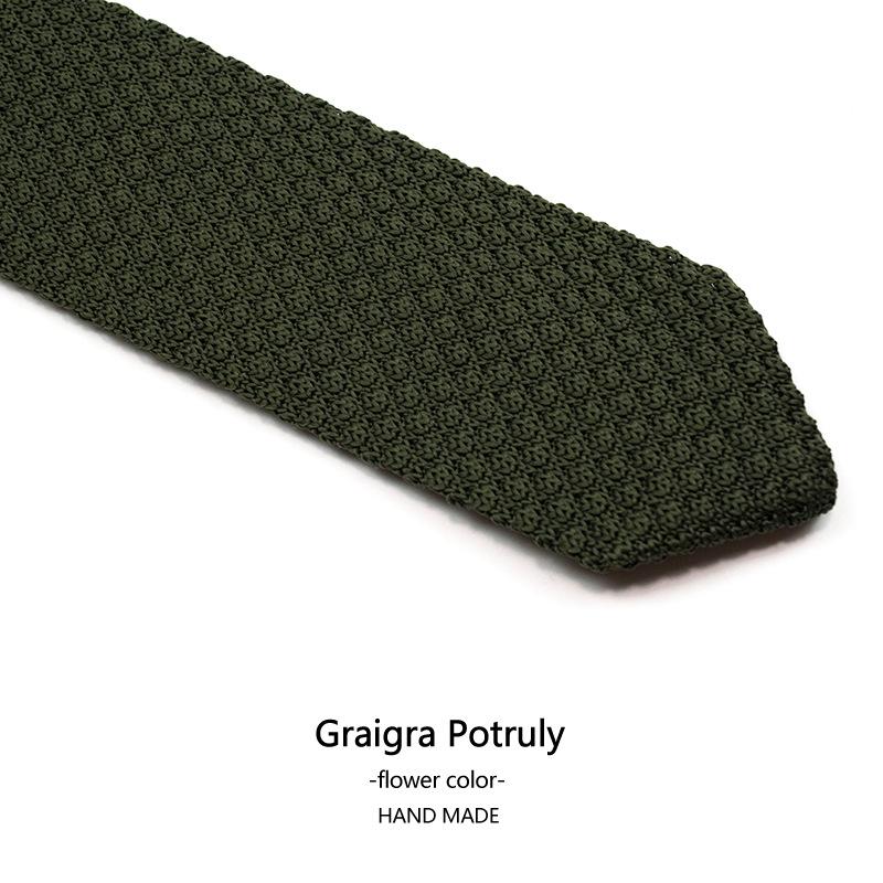 Темно-зеленый маленький галстук 5 см узкий вариант кофейного цвета ретро полосатый британский японский прилив плоский вязаный галстук