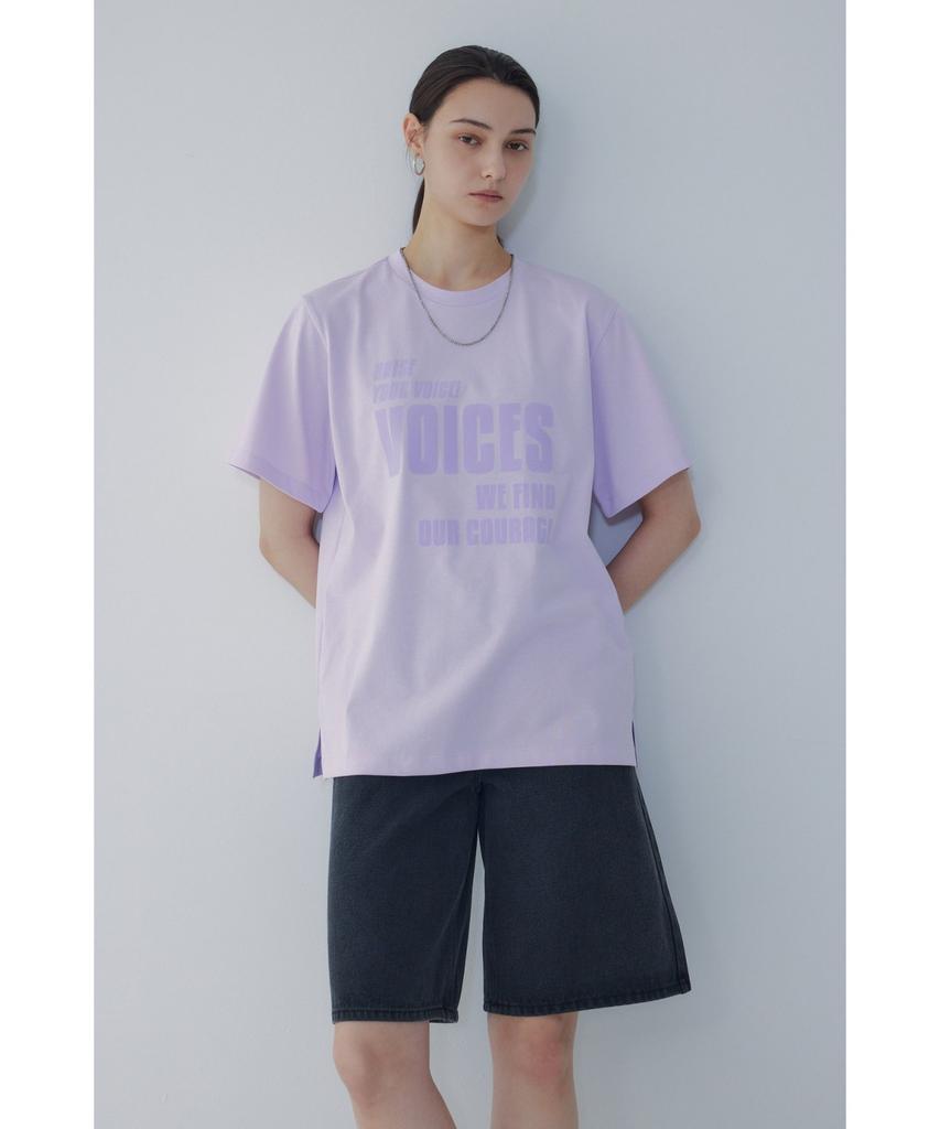 Футболка Bobeu Flopy Print Обычный крой Фиолетовый 7156240006