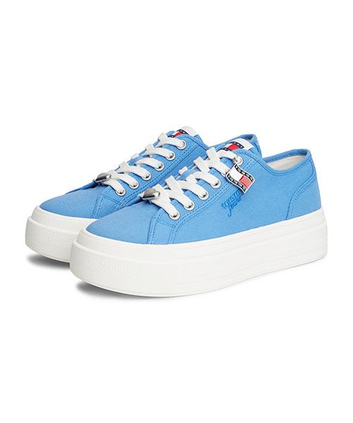 Кеды на платформе Tommy Hilfiger Domenica из канваса с подвесками - Синие (T52G1Ars320Jt1C4F)