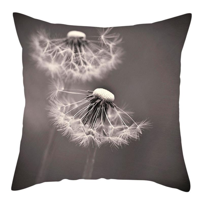Чехол для подушки с принтом одуванчика, романтический чехол для подушки, домашний диван, украшение, подушка, чехол для подушки